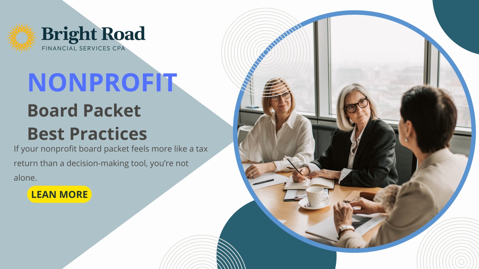 Nonprofit board packet best practices Dayton